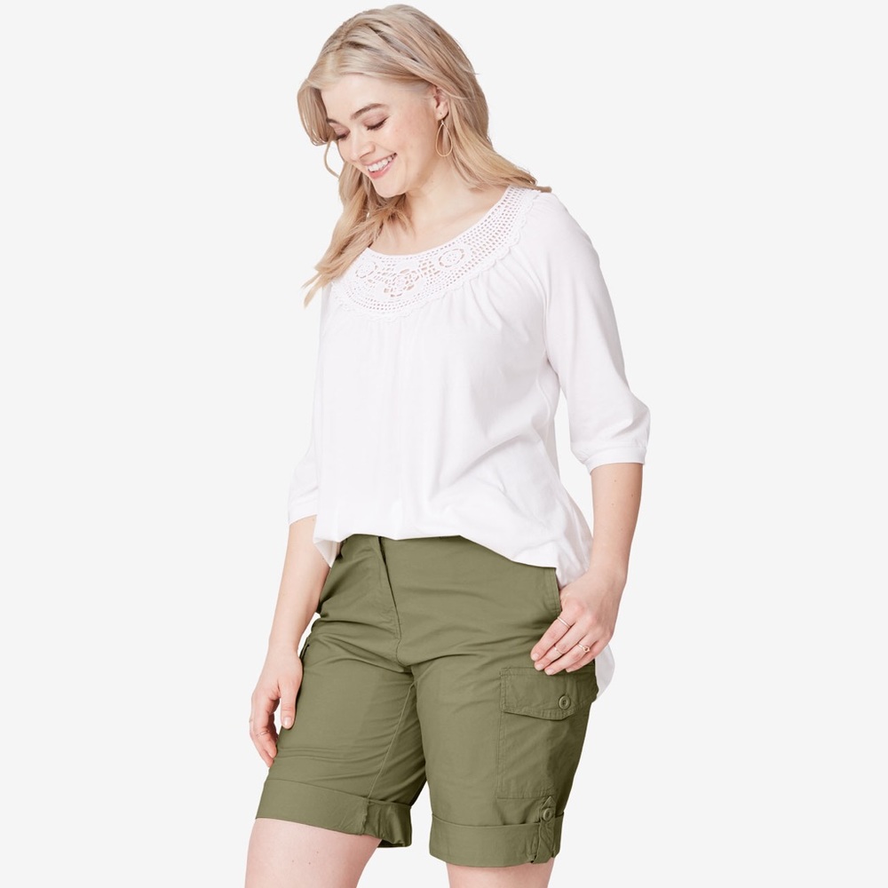 Size 20 Ellos Convertible Cargo Shorts